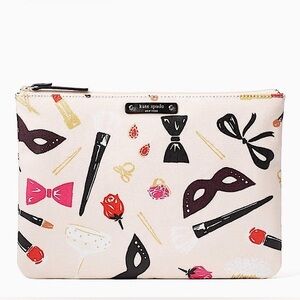 Kate Spade Steal the Scene Make Magic Happen Cosmetic Case